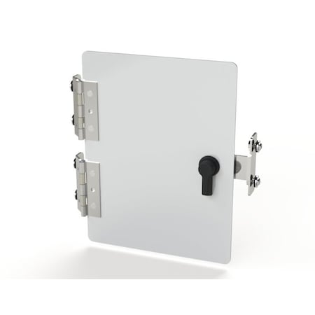 Saginaw Control & Engineering Panel, 8-1/2 in. H x 6-1/2 in. W x 0.08 in. L, Carbon Steel SCE-DFJ1008